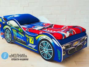 Кровать детская машина Молния в Ирбите - irbit.magazinmebel.ru | фото - изображение 1