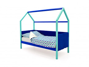 Кровать-домик мягкий Svogen мятно-синий в Ирбите - irbit.magazinmebel.ru | фото - изображение 1