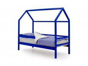 Кровать-домик Svogen с бортиком синий в Ирбите - irbit.magazinmebel.ru | фото