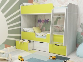 Кровать двухъярусная Малыш двойняшка винтерберг-лайм в Ирбите - irbit.magazinmebel.ru | фото - изображение 1