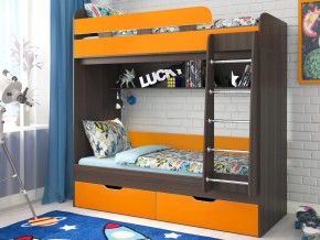 Кровать двухъярусная Юниор 5 Бодего-Оранжевый в Ирбите - irbit.magazinmebel.ru | фото