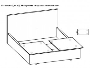 Кровать Феодосия норма 140 с механизмом подъема и дном ЛДСП в Ирбите - irbit.magazinmebel.ru | фото - изображение 5