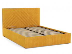 Кровать Гамма 1400 с основанием велюр тенерифе куркума в Ирбите - irbit.magazinmebel.ru | фото - изображение 2