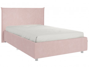 Кровать Квест 1200 велюр нежно-розовый в Ирбите - irbit.magazinmebel.ru | фото