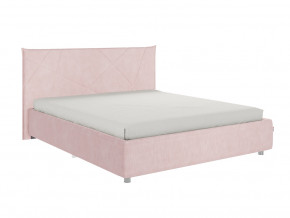 Кровать Квест 1600 велюр нежно-розовый в Ирбите - irbit.magazinmebel.ru | фото