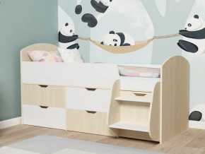 Кровать Малыш-7 Дуб-Белое дерево в Ирбите - irbit.magazinmebel.ru | фото