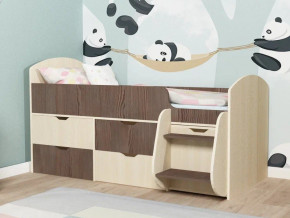 Кровать Малыш-7 Дуб-Бодега в Ирбите - irbit.magazinmebel.ru | фото