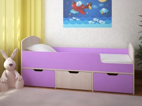 Кровать Малыш Мини Дуб молочный-Ирис в Ирбите - irbit.magazinmebel.ru | фото - изображение 1