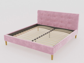Кровать Пайли 1600 розовый в Ирбите - irbit.magazinmebel.ru | фото
