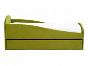 Кровать с ящиком Letmo оливковый (велюр) в Ирбите - irbit.magazinmebel.ru | фото - изображение 6