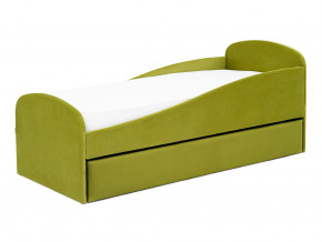 Кровать с ящиком Letmo оливковый (велюр) в Ирбите - irbit.magazinmebel.ru | фото - изображение 8