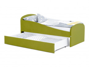 Кровать с ящиком Letmo оливковый (велюр) в Ирбите - irbit.magazinmebel.ru | фото - изображение 9