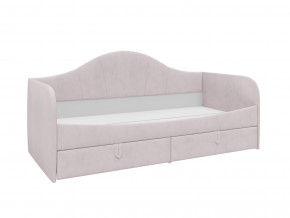 Кровать с мягкой обивкой Алиса ПМ-332.18 велюр розовый в Ирбите - irbit.magazinmebel.ru | фото