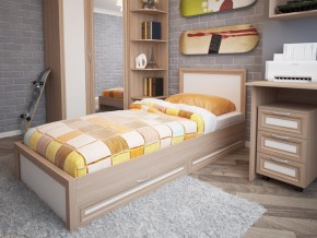 Кровать с настилом Остин модуль 21 с ящиками 24 в Ирбите - irbit.magazinmebel.ru | фото