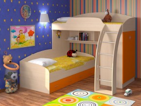 Кровать Соня 1+2 Оранжевый в Ирбите - irbit.magazinmebel.ru | фото - изображение 1