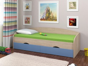 Кровать Соня 2 сонома-голубой в Ирбите - irbit.magazinmebel.ru | фото