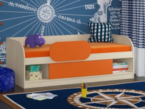 Кровать Соня 4 дуб молочный-оранжевый в Ирбите - irbit.magazinmebel.ru | фото - изображение 3