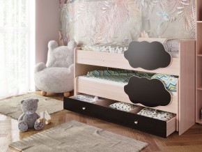 Кровать Соник с ящиком млечный дуб-венге в Ирбите - irbit.magazinmebel.ru | фото