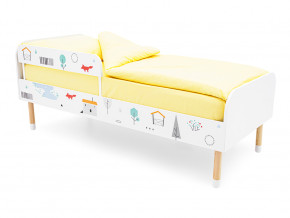 Кровать Stumpa Классика с бортиком рисунок Шале в Ирбите - irbit.magazinmebel.ru | фото - изображение 1