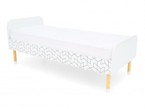 Кровать Stumpa Классика с рисунком Кубики в Ирбите - irbit.magazinmebel.ru | фото - изображение 1