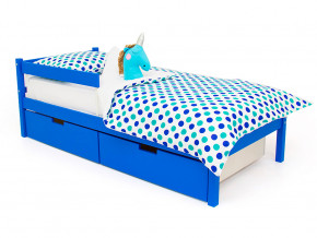 Кровать Svogen classic с ящиками и бортиком синий в Ирбите - irbit.magazinmebel.ru | фото - изображение 1
