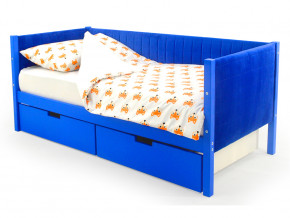 Кровать-тахта мягкая Svogen с ящиками синий в Ирбите - irbit.magazinmebel.ru | фото