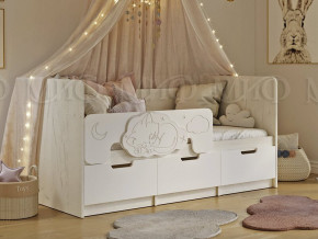 Кровать Юниор-4 800х1600 Шарли Белый в Ирбите - irbit.magazinmebel.ru | фото