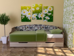 Кровать Юниор Тип 2 Микровелюр-марки 800х1600 в Ирбите - irbit.magazinmebel.ru | фото