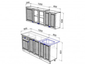 Кухня Хозяюшка 1800 трюфель в Ирбите - irbit.magazinmebel.ru | фото - изображение 2