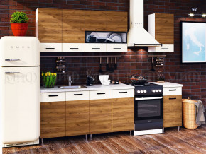 Кухонный гарнитур Рио 2000 дуб крафт-бежевый в Ирбите - irbit.magazinmebel.ru | фото