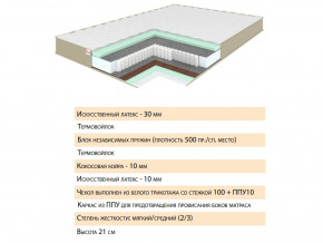 Матрас Тиссая 120х200 в Ирбите - irbit.magazinmebel.ru | фото - изображение 2