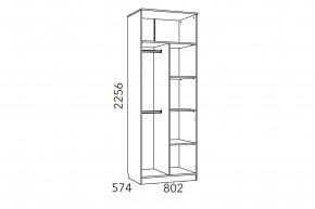 Шкаф для одежды Фанк НМ 014.07 М в Ирбите - irbit.magazinmebel.ru | фото - изображение 3