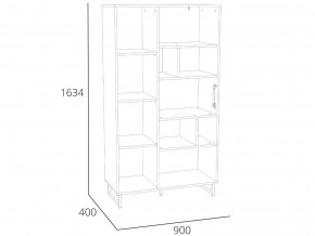 Шкаф комбинированный Фолк НМ 014.58 в Ирбите - irbit.magazinmebel.ru | фото - изображение 2