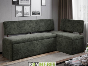 Скамья угловая со спальным местом Монреаль ткань зеленая в Ирбите - irbit.magazinmebel.ru | фото