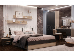 Спальня Ким Графит софт, сонома в Ирбите - irbit.magazinmebel.ru | фото