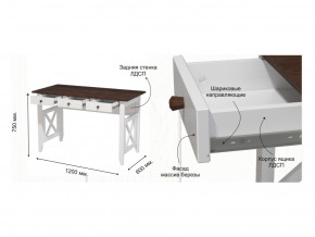 Стол письменный Прованс Массив в Ирбите - irbit.magazinmebel.ru | фото - изображение 2