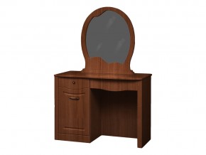 Стол туалетный с зеркалом Ева 10 темный в Ирбите - irbit.magazinmebel.ru | фото
