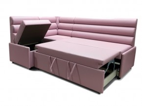 Угловой диван Призма Валики со спальным местом розовый в Ирбите - irbit.magazinmebel.ru | фото - изображение 2